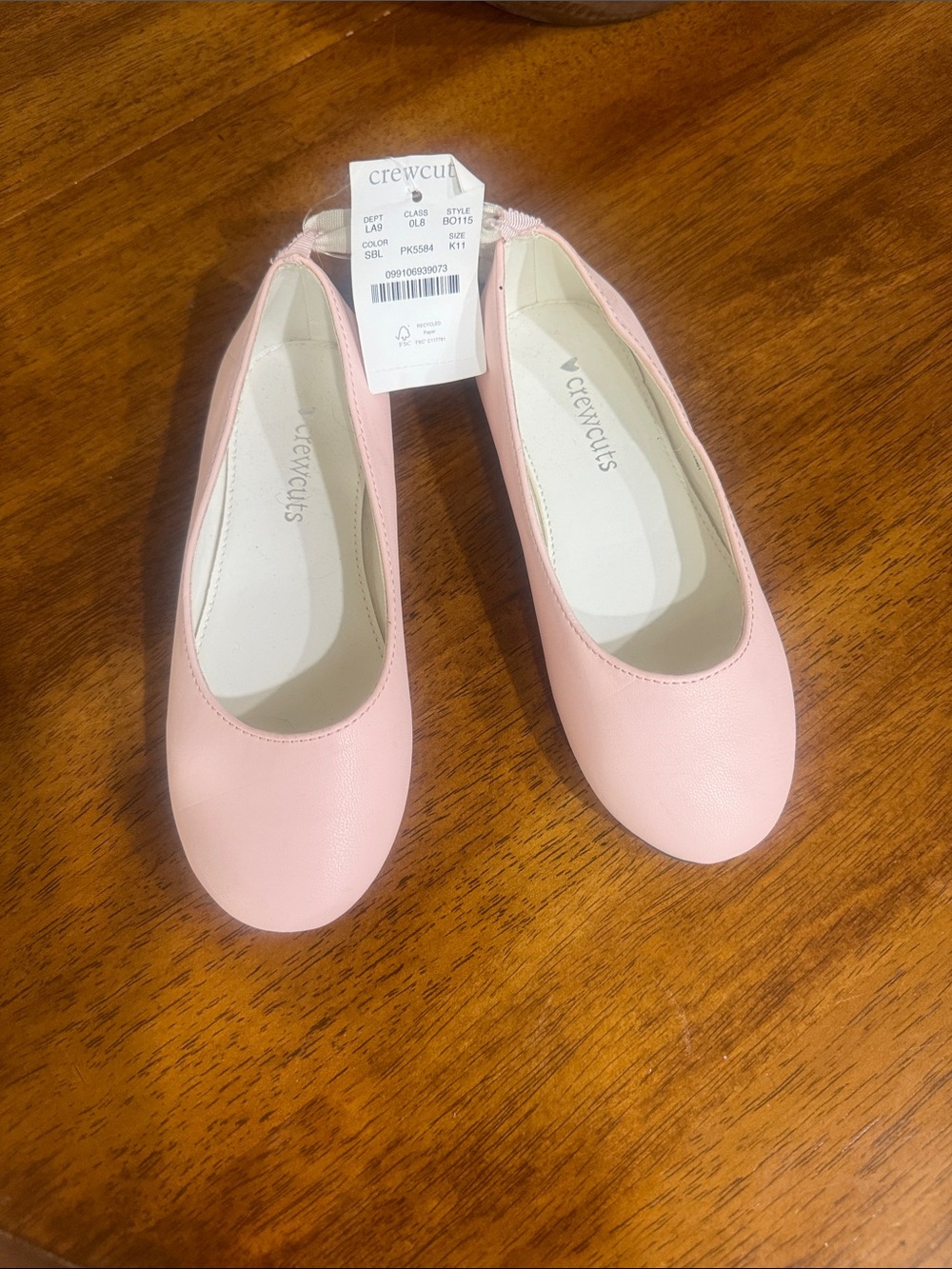 Crewcuts Light Pink Girls' Ballet Flats